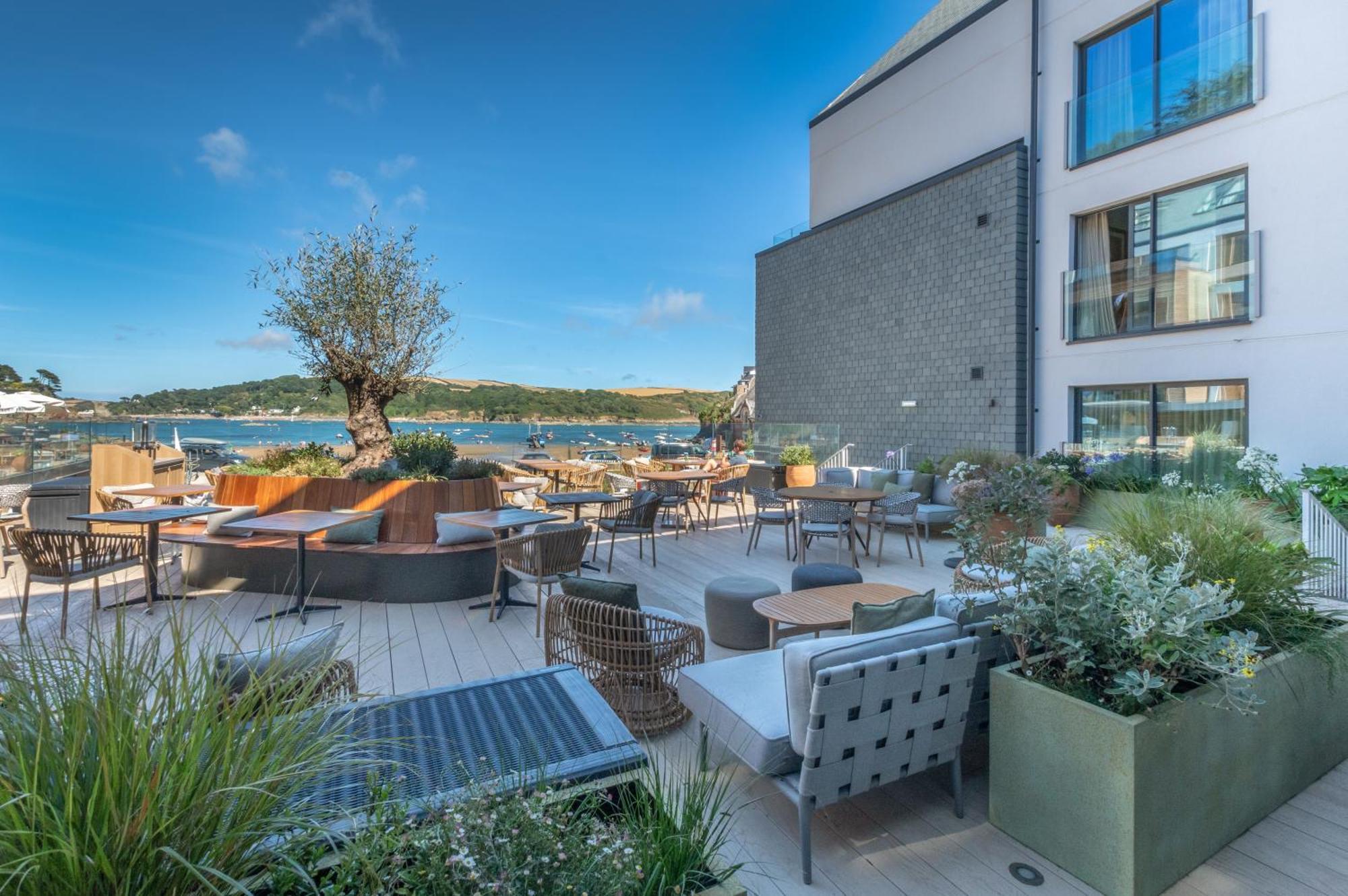 Harbour Beach Club, Hotel & Spa Salcombe Exterior foto