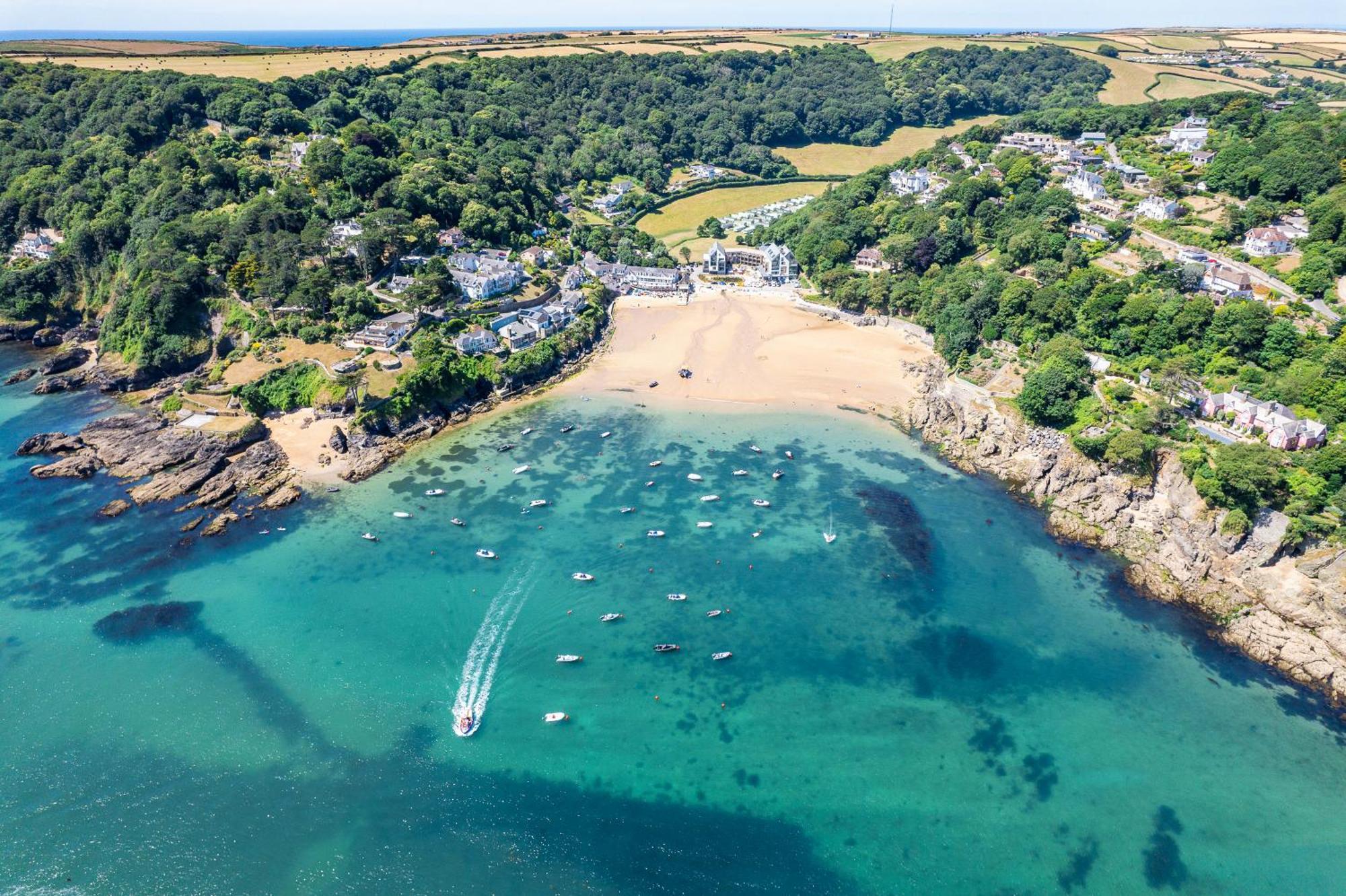 Harbour Beach Club, Hotel & Spa Salcombe Exterior foto