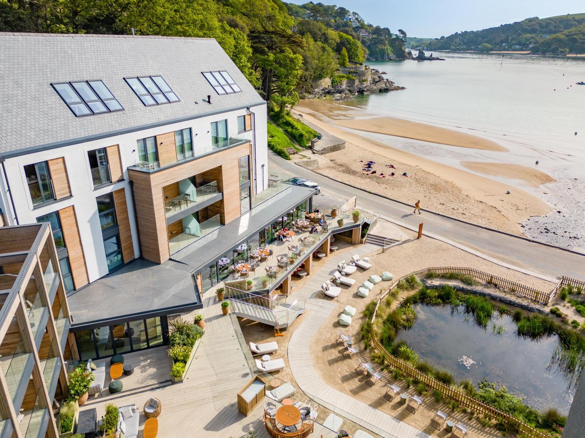 Harbour Beach Club, Hotel & Spa Salcombe Exterior foto